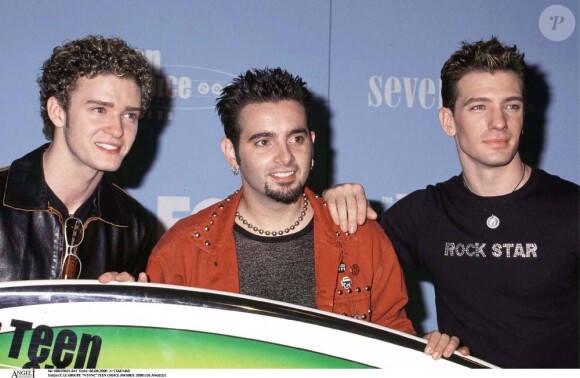 Le groupe 'N Sync aux Teen Choice Awards à Los Angeles, le 6 août 2000.