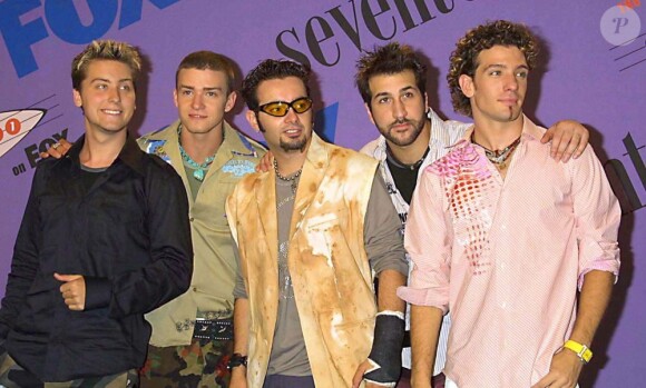 Les 'N Sync lors des Teen Choice Awards à Hollywood, le 13 août 2001.