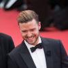 Justin Timberlake lors de la montée des marches du film "Inside Llewyn Davis" lors du 66eme festival du film de Cannes, le 19 mai 2013.