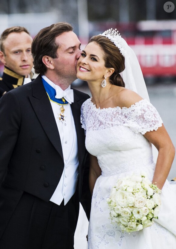 Mariage de la princesse Madeleine de Suède et Chris O'Neill le 8 juin 2013 à Stockholm