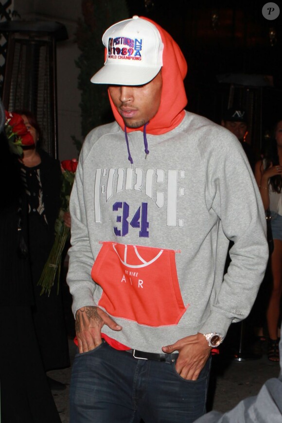 Chris Brown à Los Angeles, le 5 août 2013.