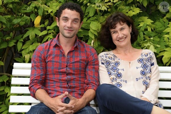 Guillaume Gouix et Anne le Ny au 6e Festival du Film Francophone d'Angoulême, pour Attila Marcel, le 25 août 2013.
