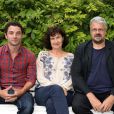 Guillaume Gouix, Anne le Ny et Sylvain Chomet, au 6e Festival du Film Francophone d'Angoulême, pour Attila Marcel, le 25 août 2013.