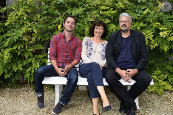 Guillaume Gouix, Anne le Ny et Sylvain Chomet, au 6e Festival du Film Francophone d'Angoulême, pour Attila Marcel, le 25 août 2013.