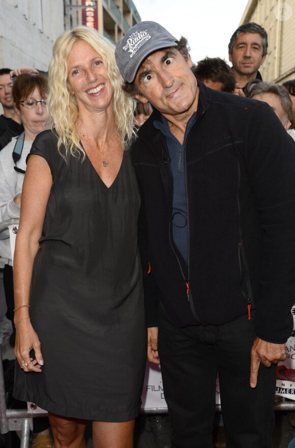 Sandrine Kiberlain et Albert Dupontel au 6e Festival du Film Francophone d'Angoulême, pour Neuf mois ferme, le 25 août 2013.