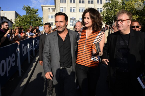 Gilles Lellouche, Valérie Lemercier et Dominique Besnehard au 6e Festival du Film Francophone d'Angoulême le 26 août 2013.
