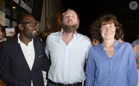 Lucien Jean-Baptiste, Francois Damiens et Anne le Ny au 6e Festival du Film Francophone d'Angoulême le 26 août 2013.