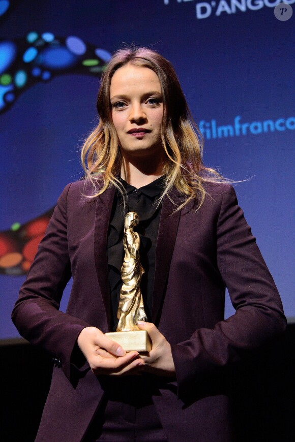 Sara Forestier lors de la cérémonie de clôture de la 6e édition du Festival du Film Francophone d'Angoulême, le 27 août 2013.