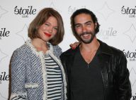 Léa Seydoux, élégante et radieuse au côté de son père Henry et de Tahar Rahim