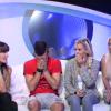 Vincent, Marie, Amélie et Stéphanie dans la quotidienne de Secret Story 7 sur TF1 le mercredi 28 août 2013
