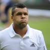 France's Jo Wilfried Tsonga during his second round match at the Wimbledon Lawn Tennis Championships at the All England Lawn Tennis and Croquet Club in London, UK on June 26, 2013. Photo by Corinne Dubreuil/ABACAPRESS.COM27/06/2013 - London