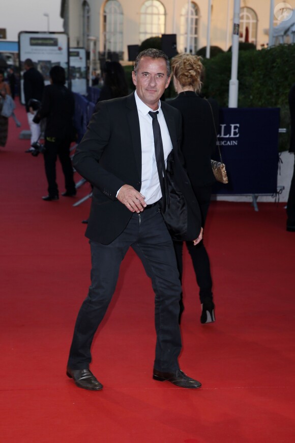 Christophe Dechavanne lors de la première du film "Blue Jasmine" et Hommage à Cate Blanchett au 39e Festival du cinéma américain de Deauville, le 31 août 2013.