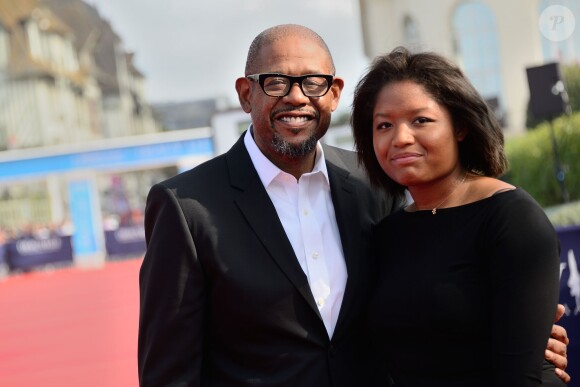 Forest Whitaker et sa femme Sonnet Whitaker lors de la première du film Le Majordome à Deauville, le 31 août 2013.