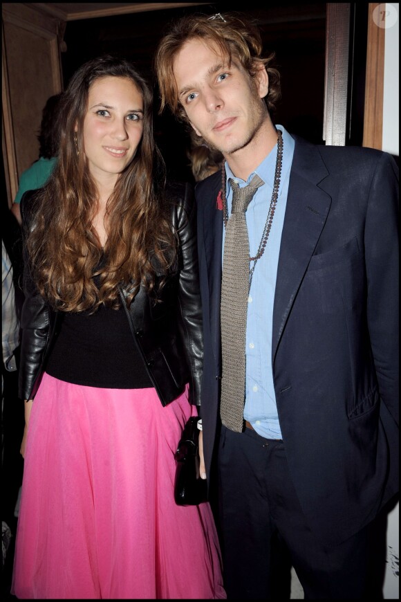 Tatiana Santo Domingo et Andrea Casiraghi lors de la Demolition Party à Paris le 26 juin 2008