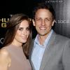 Seth Meyers et Alexi Ashe à New York, le 20 mars 2012.