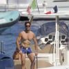 Pier Silvio Berlusconi, fils de l'ancien premier ministre italien Silvio Berlusconi en vacances sur la Côte d'Azur, le 31 août 2013.