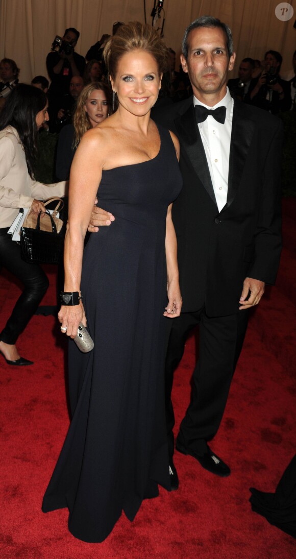 Katie Couric et John Molner à la soirée MET Ball 2013, à New York, le 6 mai 2013.