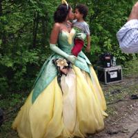 Jennifer Hudson se transforme en princesse Disney sous l'oeil de son fils