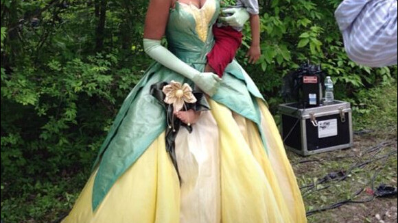 Jennifer Hudson se transforme en princesse Disney sous l'oeil de son fils