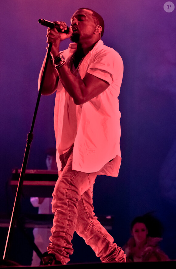 Kanye West lors du Big Chill Music Festival à Londres en 2011.