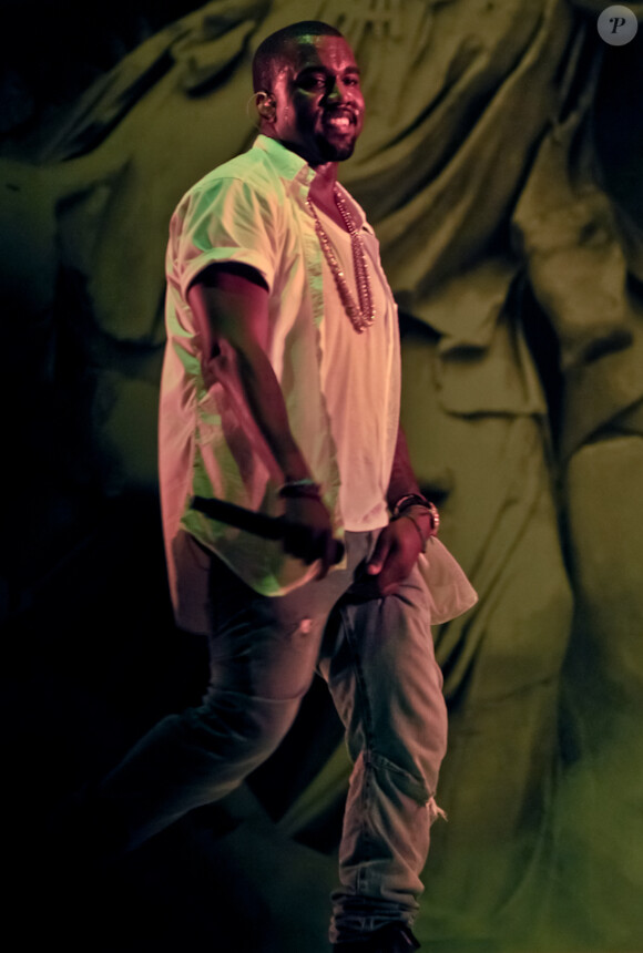 Kanye West lors du Big Chill Music Festival 2011 à Londres.