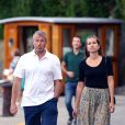Roman Abramovitch et sa compagne Dasha Zhukova en vacances à Portofino en Italie le 2 septembre 2013.