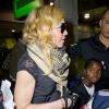 Madonna et ses enfants à l'aéroport de New York, le 3 septembre 2013. 