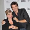 Patrick Bruel et Isabelle Nanty, parrain et marraine, inauguraient avec joie l'expo photo Stars parmi les stars organisée par le Studio Harcourt et le Forum des Halles au profit de l'association Les Toiles Enchantées, le 19 septembre 2013 à Paris.