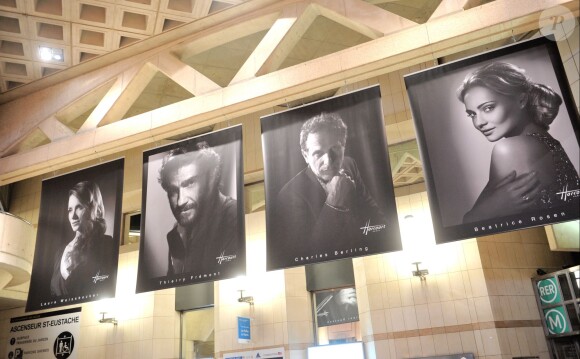 Image de l'inauguration de l'expo photo Stars parmi les stars organisée par le Studio Harcourt et le Forum des Halles au profit de l'association Les Toiles Enchantées, le 19 septembre 2013 à Paris.