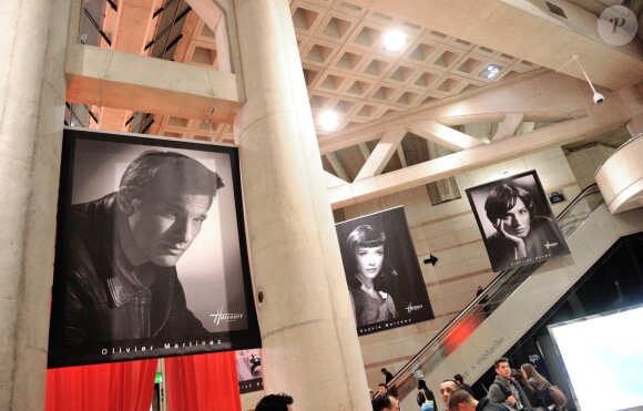 Image de l'inauguration de l'expo photo Stars parmi les stars organisée par le Studio Harcourt et le Forum des Halles au profit de l'association Les Toiles Enchantées, le 19 septembre 2013 à Paris.