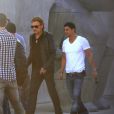 Exclusif - Johnny Hallyday et Said Taghmaoui se sont retrouves a Los Angeles. Ils ont passe du temps a discuter de leurs carrieres respectives et puis ils ont fait un peu de shopping chez Maxfield a West Hollywood. Le 28 fevrier 2013  For Germany Call for price - EXCLUSIVE! Johnny Hallyday and Said Taghmaoui reunite in Los Angeles. The legendary singer and the talented actor spent some time together to discuss their ongoing careers and went on a shopping trip to high end retail store Maxfield's in West Hollywood! 02-28-13 Los Angeles, CA28/02/2013 - Los Angeles