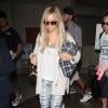 Ashley Tisdale arrive à l'aéroport de Los Angeles, le 5 septembre 2013.