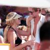 Abbey Clancy et son mari Peter Crouch en vacances à Ibiza en juin 2013