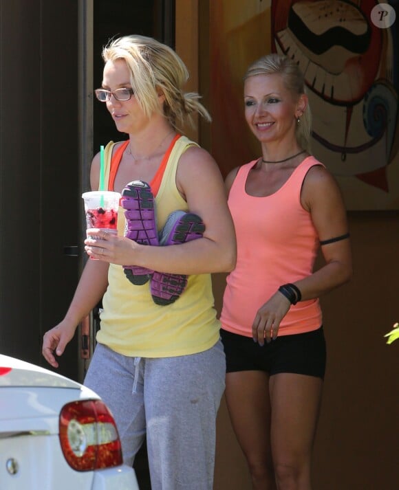 Britney Spears se rend a son cours de danse à Studio City, le 6 septembre 2013.