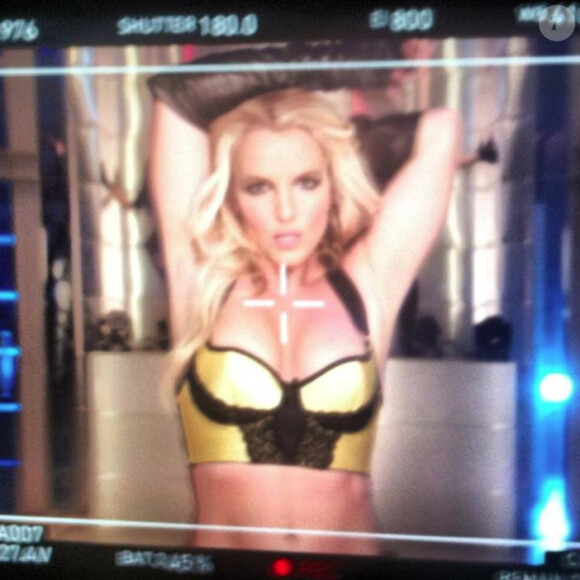Britney Spears, sur le tournage de son prochain clip, Werk Bitch.