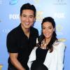Mario Lopez et son épouse Courtney (enceinte) à la première de la saison 3 de "The X Factor" à West Hollywood, le 5 septembre 2013.
