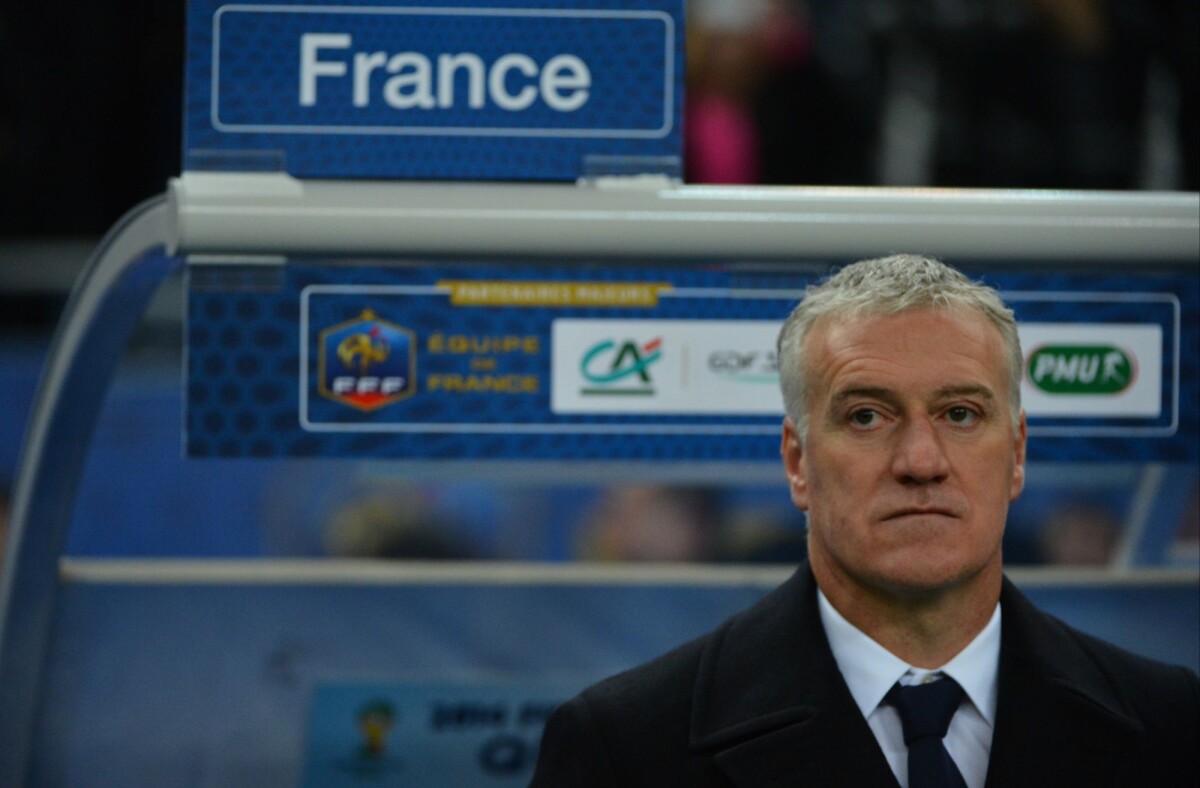 Vidéo Didier Deschamps lors du match FranceEspagne au Stade de France à SaintDenis le 26