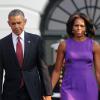 Barack et Michelle Obama rendent hommage aux victimes des attentats du World Trade Center à la Maison Blanche le 11 septembre 2013.