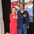 Gérard Herandez et Marion Game lors de la cérémonie d'ouverture du 15e Festival de la Fiction Tv de La Rochelle. Le 11 septembre 2013.