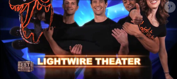 Les Lightwire Theater (Finale de The Best : le meilleur artiste - vendredi 13 septembre 2013)