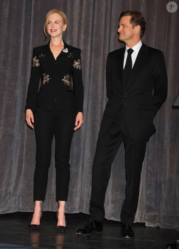 Nicole Kidman et Colin Firth lors de la présentation du film The Railway Man au Festival du film de Toronto le 6 septembre 2013