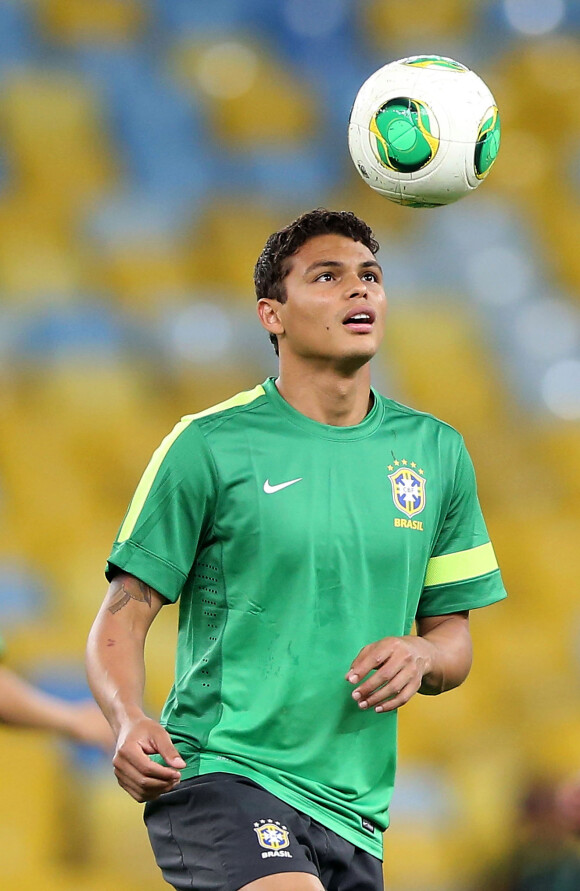 Thiago Silva au stade Maracana de Rio le 29 juin 2013