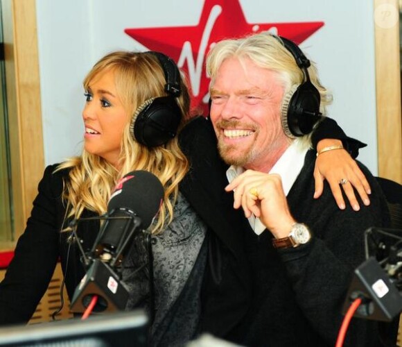 Enora Malagré en interview avec Richard Branson pour Enora, le soir sur Virgin Radio le 17 septembre 2013.