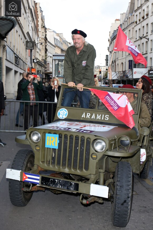 Sir Richard Branson à Paris, France le 18 septembre 2013.