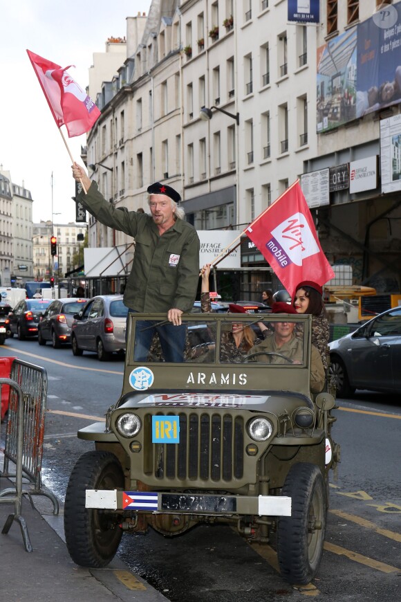 Sir Richard Branson à Paris, France le 18 septembre 2013.