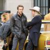 Ryan Reynolds et Jeff Bridges sur le tournage du film R.I.P.D. le 18 septembre 2011