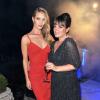 Rosie Huntington-Whiteley et Lily Allen lors de la soirée organisée pour les 150 ans de Martini sur le lac de Côme en Italie, le 19 septembre 2013.