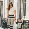 Miranda Kerr et son fils Flynn dans les rues de New York, le 20 Septembre 2013.