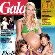Elodie Gossuin et sa petite famille en couverture de Gala en kiosques mercredi 24 juillet 2013