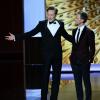 Conan O'Brien et Neil Patrick Harris lors des 65e Primetime Emmy Awards à Los Angeles, le 22 septembre 2013.